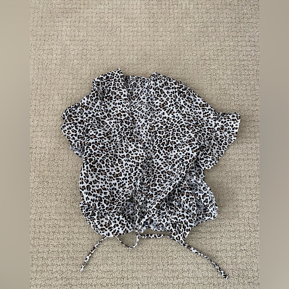 princess polly tiger top tie